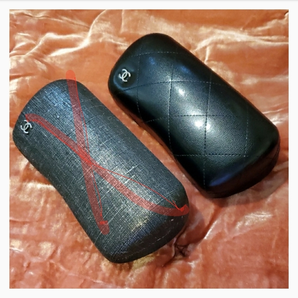 Quilted CHANEL Sunglass Case